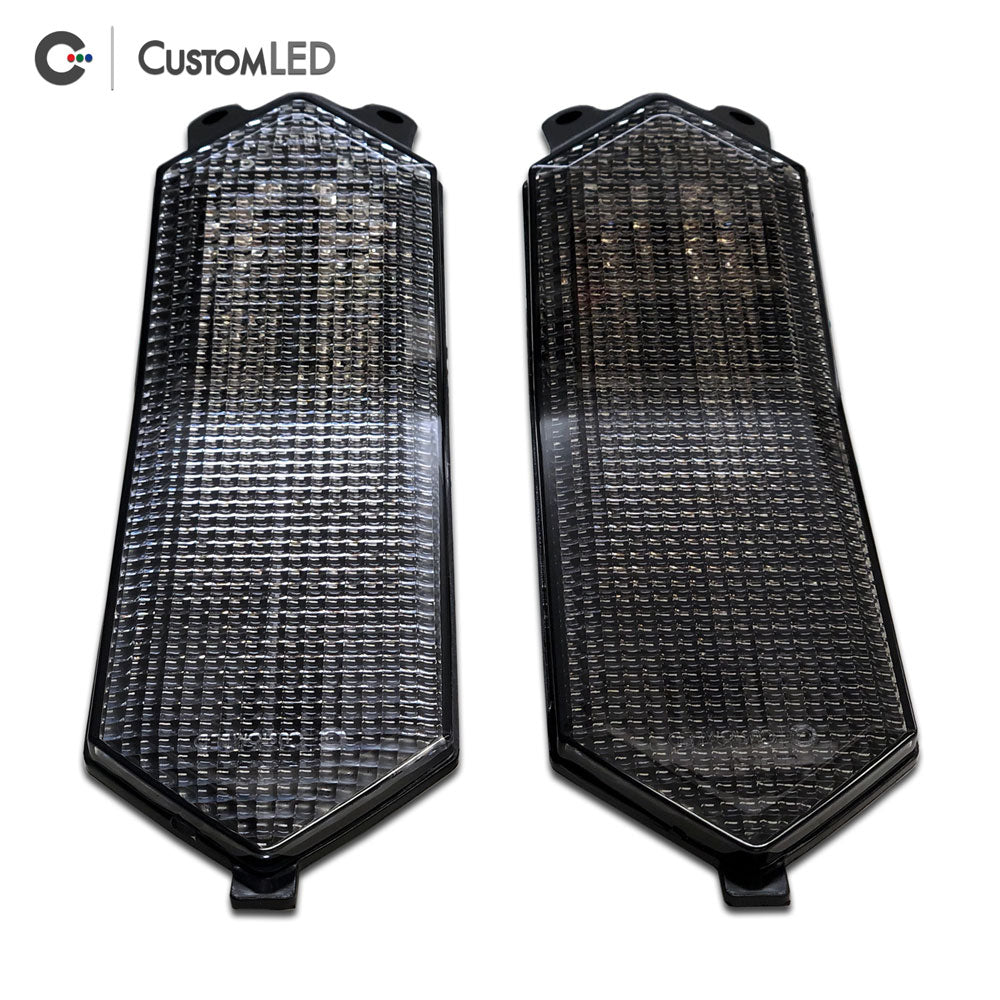 Yamaha YZF-R9 Blaster-X Integrated LED Tail Light for years 2025-2026 by Custom LED - Clear VS Smoked Lens