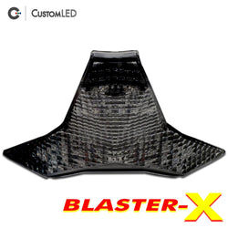Kawasaki Ninja ZX-4R Blaster-X Integrated LED Tail Light for years 2023, 2024 & 2025 - Smoked Lens