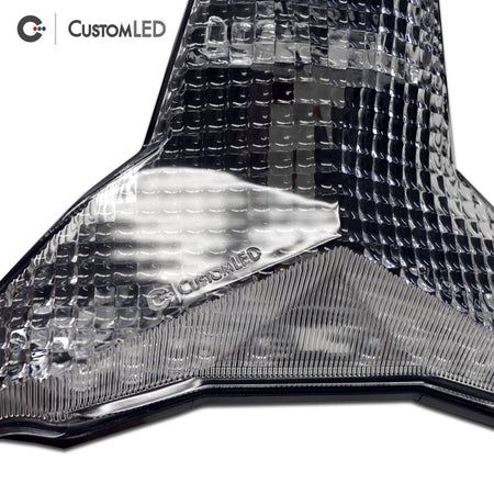 Kawasaki Ninja ZX-6R Blaster-X Integrated LED Tail Light for years 2024, 2025 & 2026 - Clear Lens