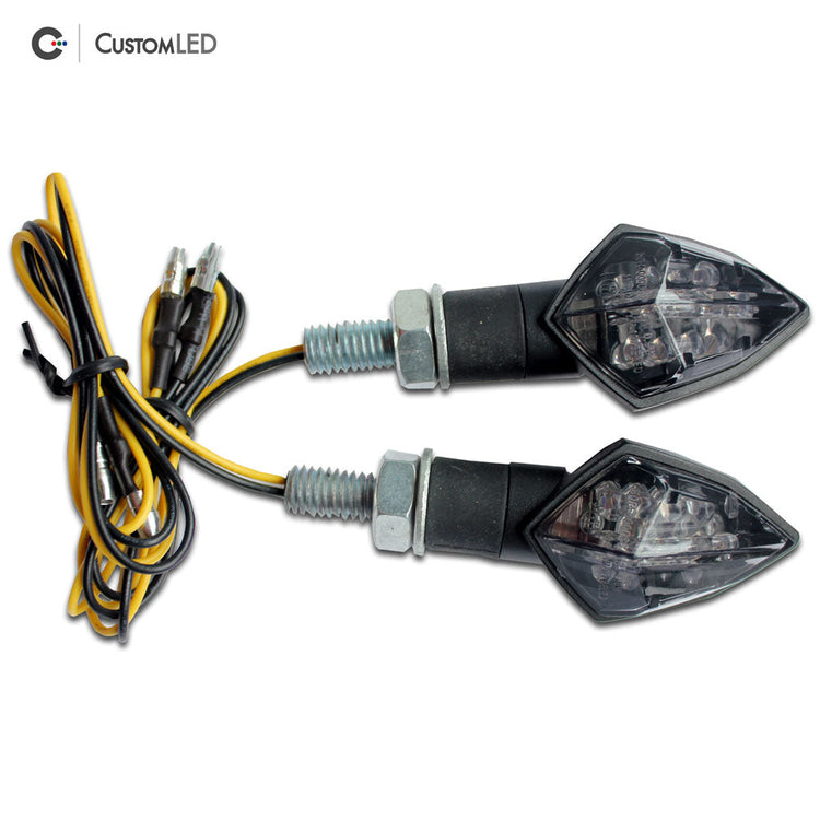 Compact universal LED motorcycle blinkers