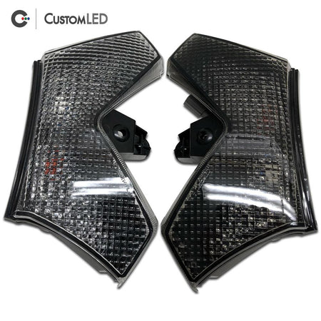 Kawasaki Ninja ZX-14R Blaster-X Integrated LED Tail Light for years 2006-2025 by Custom LED - Clear VS Smoked Lens