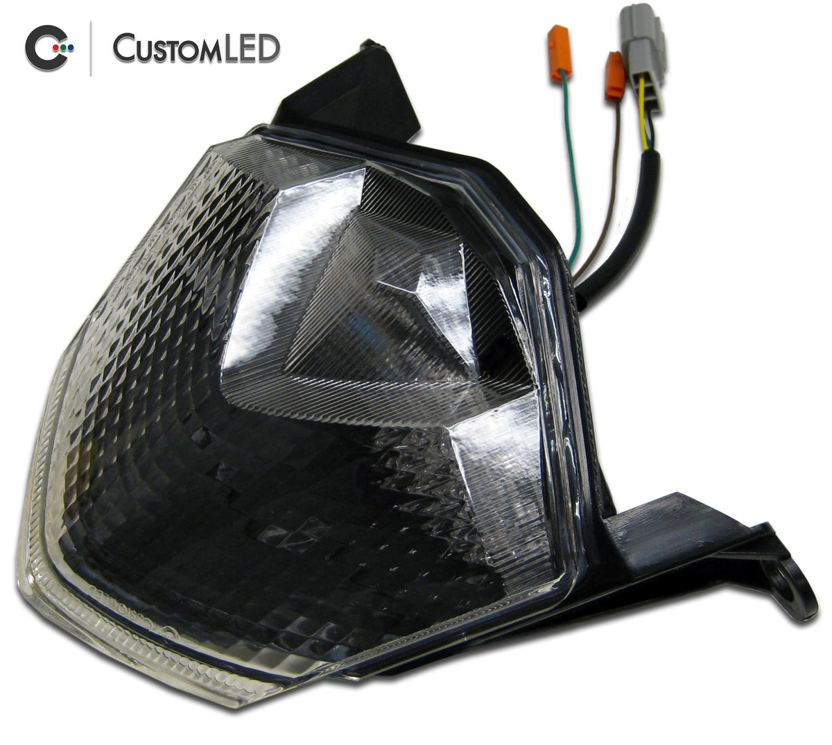 Kawasaki Ninja ZX-6R Blaster-X Integrated LED Tail Light for years 2009 2010 2011 2012 by Custom LED
