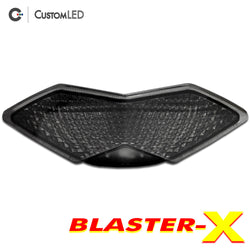 Kawasaki Ninja 1000 Blaster-X Integrated LED Tail Light for years 2011-2019 by Custom LED - Smoked Lens