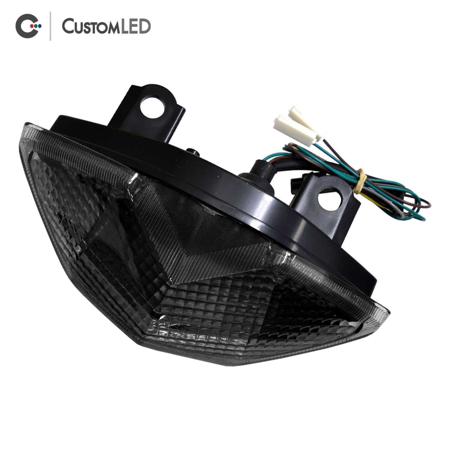 Kawasaki Ninja 1000 Blaster-X Integrated LED Tail Light for years 2011-2019 by Custom LED - Smoked Lens