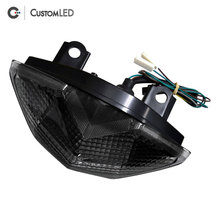 Kawasaki Ninja 1000SX Blaster-X Integrated LED Tail Light for years 2020-2024 by Custom LED - Smoked Lens