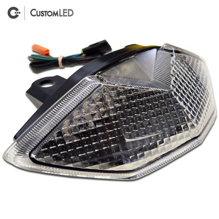 Kawasaki Ninja 1000SX Blaster-X Integrated LED Tail Light for years 2020-2024 by Custom LED - Clear Lens