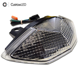 Kawasaki Z1000SX Blaster-X Integrated LED Tail Light for years 2011-2019 by Custom LED - Clear Lens