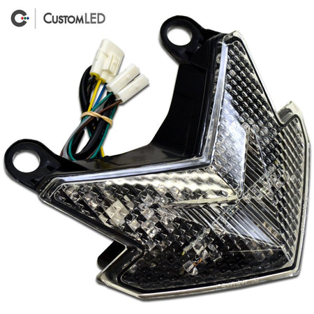 Kawasaki Z125 PRO Blaster-X Integrated LED Tail Light for years 2017-2026 - Clear Lens