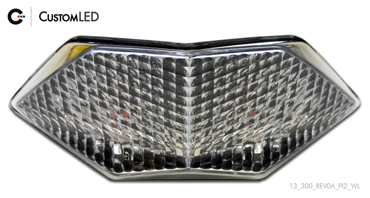 Kawasaki Ninja 300 Blaster-X Integrated LED Tail Light for years 2013 2014 2015 2016 2017 by Custom LED