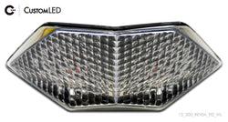 Kawasaki Z250 ER250 Blaster-X Integrated LED Tail Light for years 2013 2014 2015 2016 2017 by Custom LED
