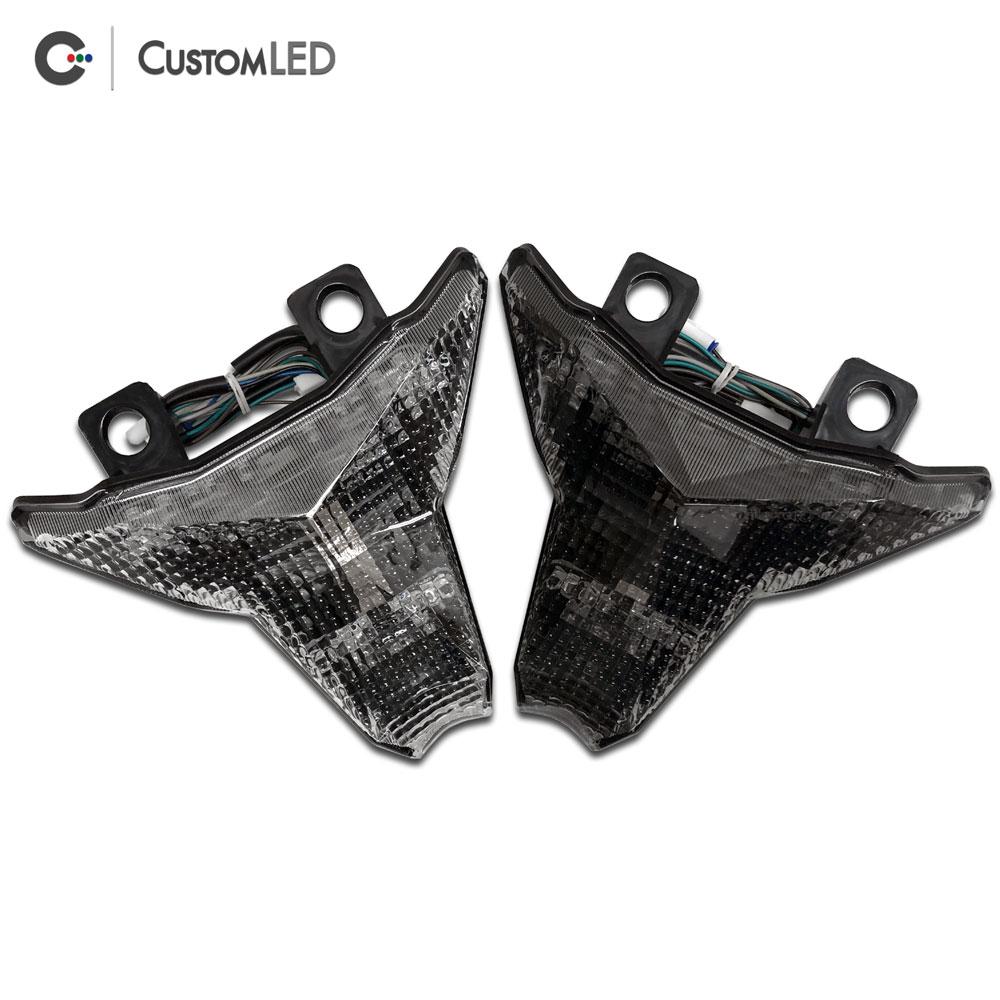 Kawasaki Z1000 Blaster-X Integrated LED Tail Light for years 2014-2016 - Clear VS Smoked Lens