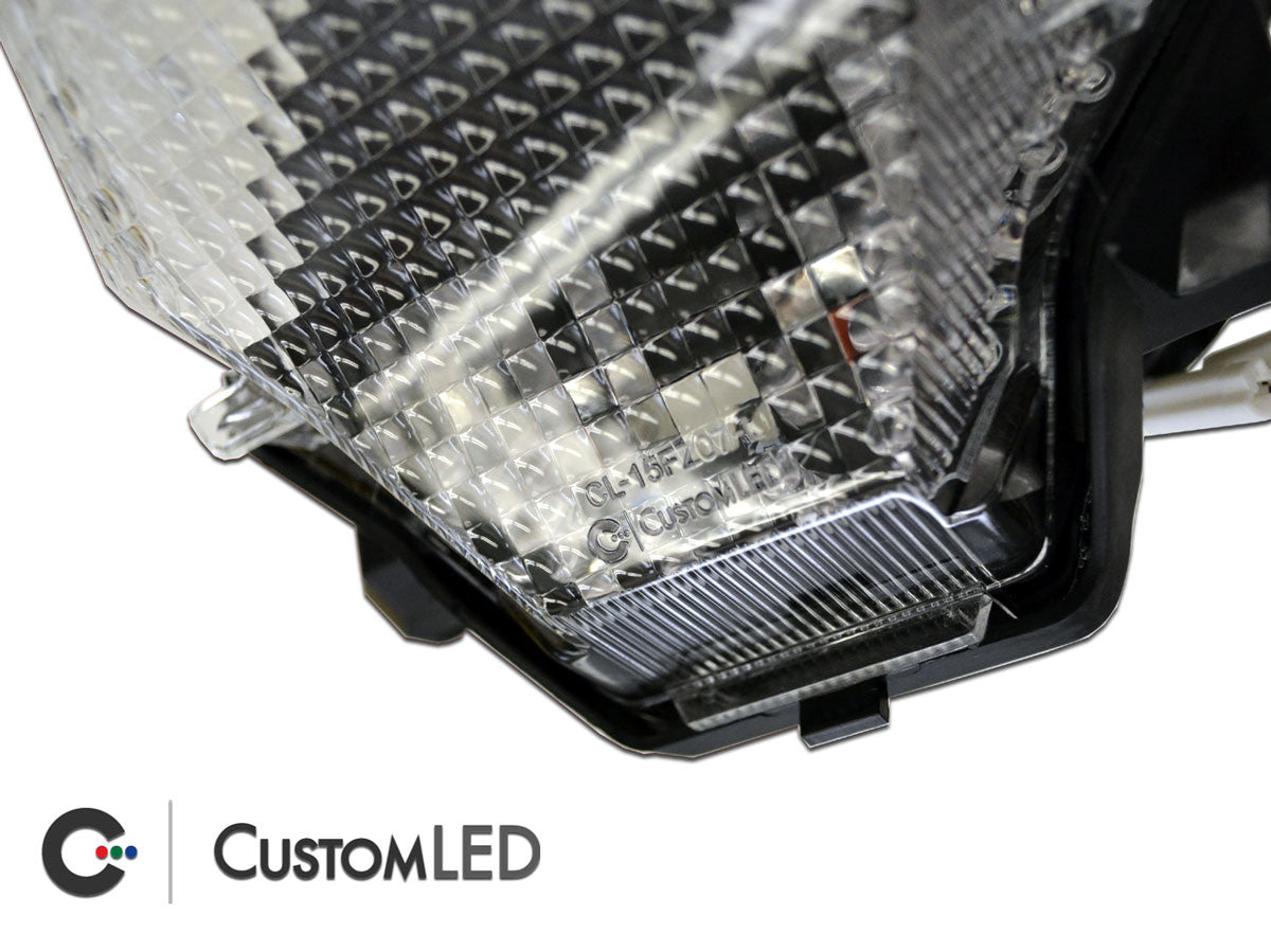 Yamaha YZF-R3 Blaster-X Integrated LED Tail Light for years 2015-2024 - Clear Lens
