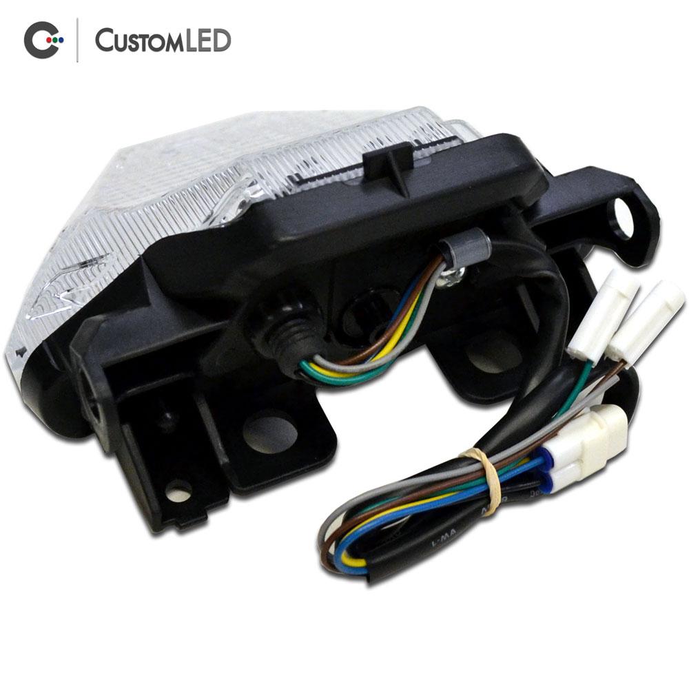 Yamaha FZ-07 Blaster-X Integrated LED Tail Light for years 2015, 2016 & 2017 by Custom LED - Clear Lens