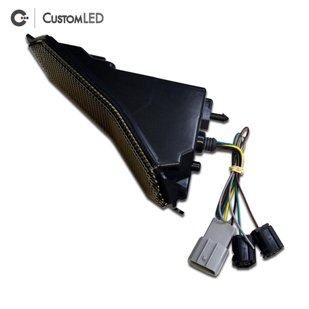 Yamaha YZF-R7 Blaster-X Integrated LED Tail Light for year 2022-2026 by Custom LED - Smoked Lens