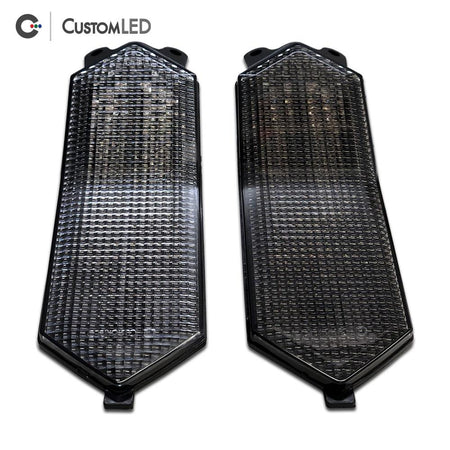 Yamaha YZF-R7 Blaster-X Integrated LED Tail Light for year 2022-2026 by Custom LED - Clear VS Smoked Lens