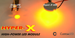 Hyper-X High-Power LED Modules for Custom LED Lighting on Motorcycles | Custom LED