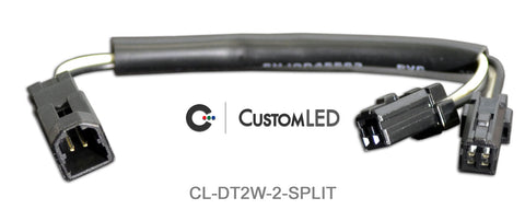 Ducati OEM Turn Signal Y-Splitter Connectors, 2-Wire (pair), Type 2
