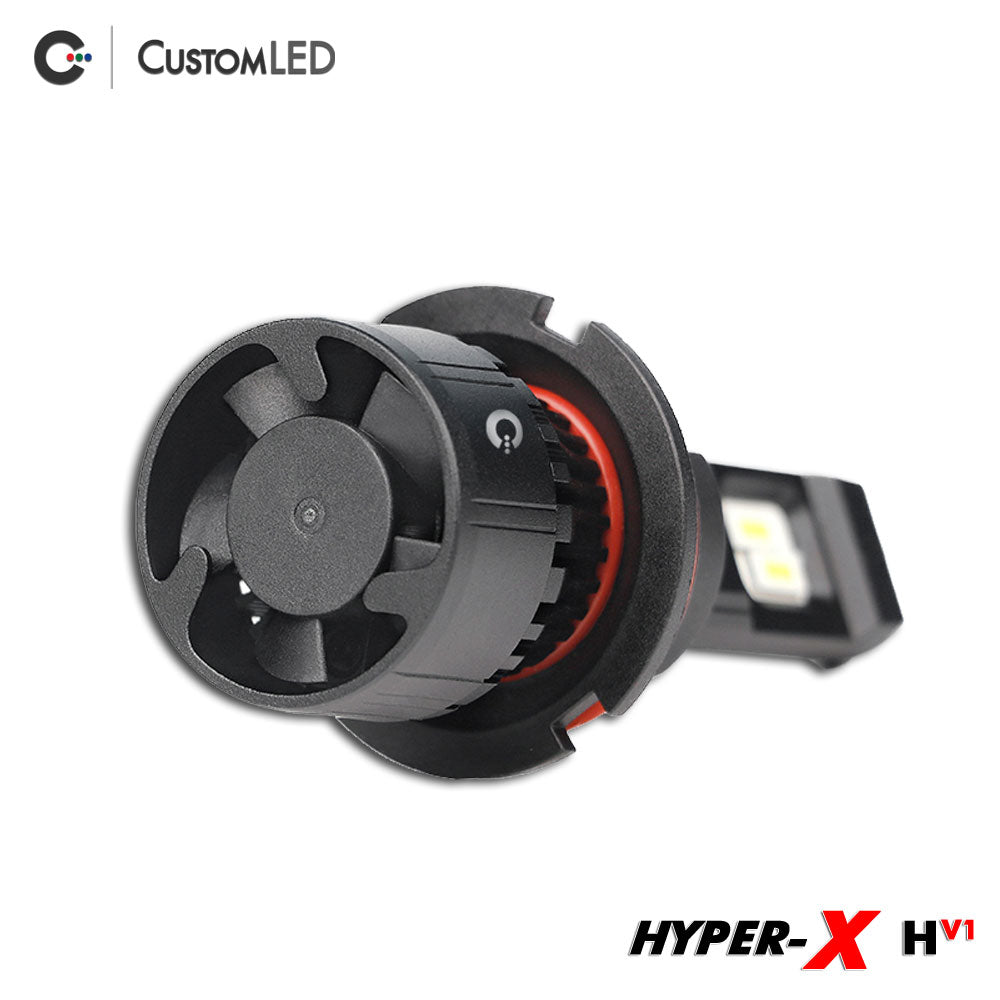 9004 LED Headlight Bulb - Super Bright - 6000K
