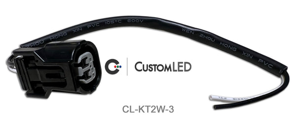 Kawasaki OEM Turn Signal Connectors, 2-Wire (pair) Type 3