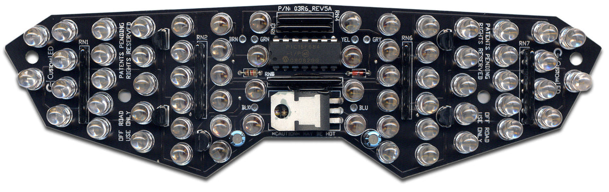 Yamaha YZF-R6S Blaster-X Integrated LED Tail Light Retrofit Kit for years 2006 2007 2008 2009 by Custom LED