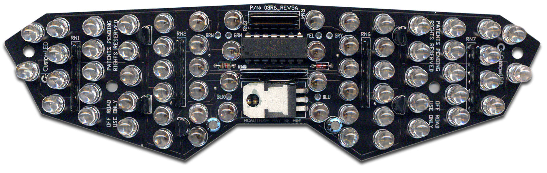 Yamaha YZF-R6S Blaster-X Integrated LED Tail Light Retrofit Kit for years 2006 2007 2008 2009 by Custom LED