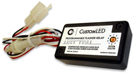 ELFR-P Programmable 10-Pattern Electronic LED Flasher Relay for LED Blinkers Turn Signals