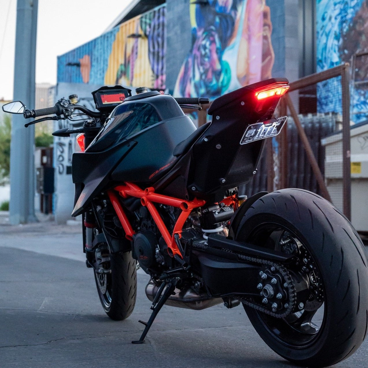 Ultimate Stealth License Plate Bracket Fender Eliminator Kit for 2020-2023 KTM 1290 Super Duke R