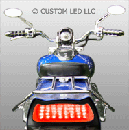 Suzuki Boulevard M50 Integrated LED Tail Light Retrofit Kit for years 2005 2006 2007 2008 2009 by Custom LED
