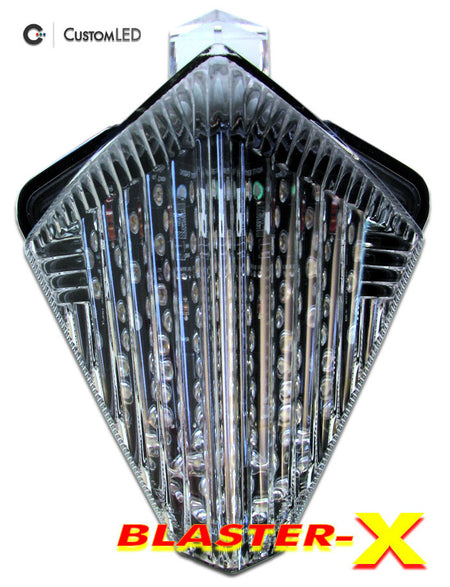 Yamaha YZF-R1 Blaster-X Integrated LED Tail Light for years 2007 2008 by Custom LED